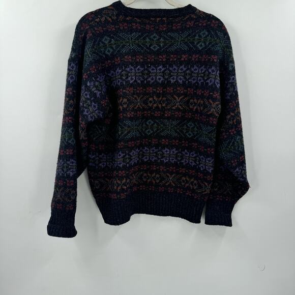 Vintage 90s Lands end made in Scotland knit Sweater - Picture 2 of 7